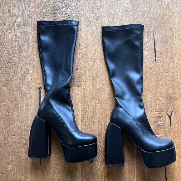 Platform knee high boots - size 37 - Picture 2 of 4